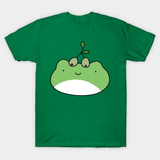 Olive Frog Face T-Shirt